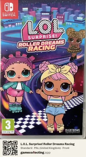 L.O.L. Surprise! Roller Dreams Racing Nintendo Switch, United Kingdom box front