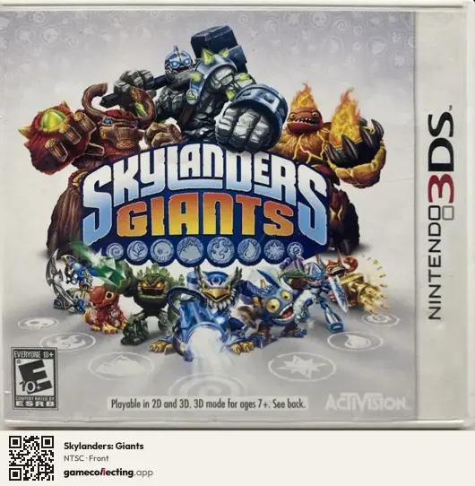 Skylanders: Giants Nintendo 3DS, NTSC box front