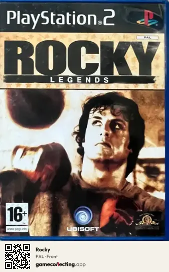 Rocky PlayStation 2, PAL box front