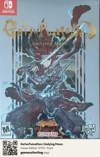 GetsuFumaDen: Undying Moon Nintendo Switch, NTSC box front