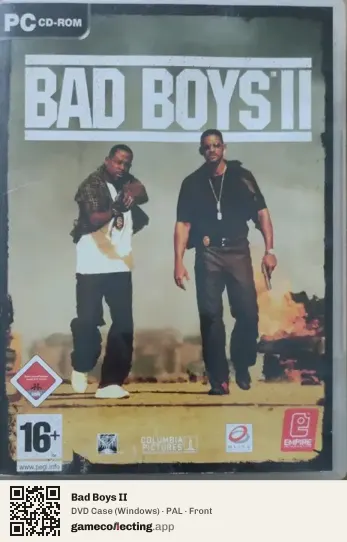 Bad Boys II Computer, PAL box front