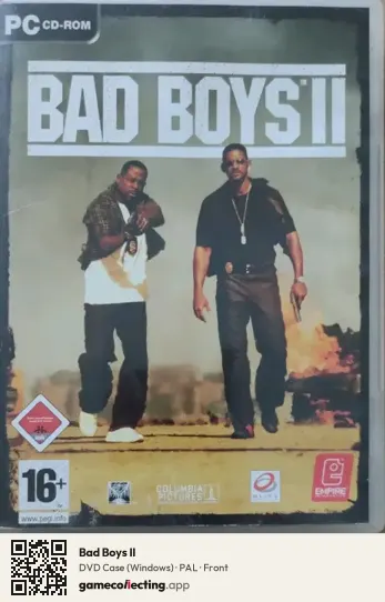 Bad Boys II Computer, PAL box front
