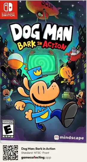 Dog Man: Bark in Action Nintendo Switch, NTSC box front