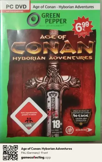 Age of Conan: Hyborian Adventures Computer, Germany box front
