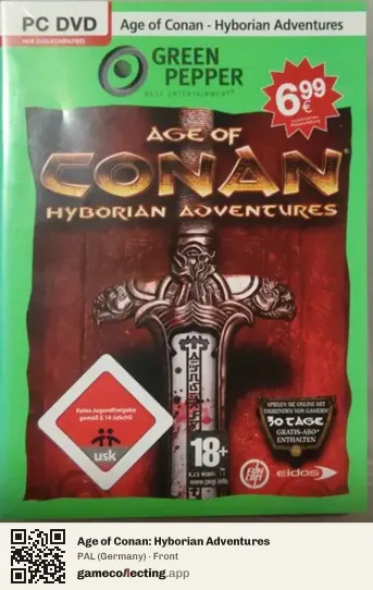 Age of Conan: Hyborian Adventures Computer, Germany box front