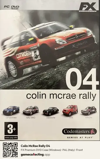 Colin McRae Rally 04 Computer, Italy box front