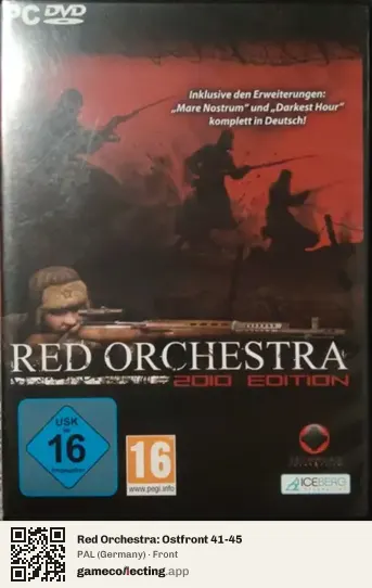 Red Orchestra: Ostfront 41-45 Computer, Germany box front