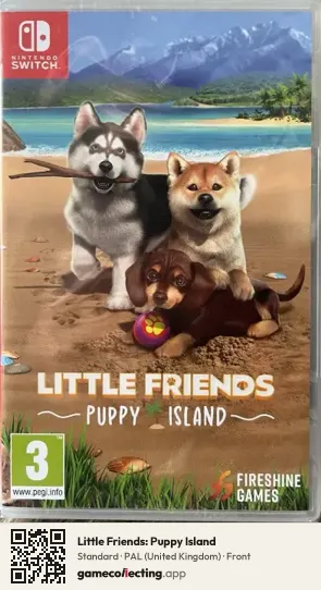Little Friends: Puppy Island Nintendo Switch, United Kingdom box front