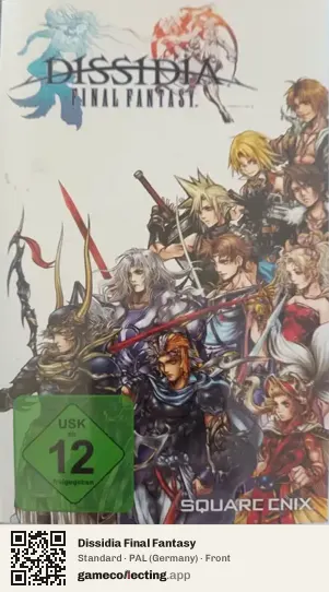 Dissidia Final Fantasy PlayStation Portable, Germany box front