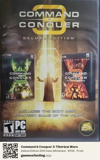 Command & Conquer 3: Tiberium Wars Computer, NTSC box front