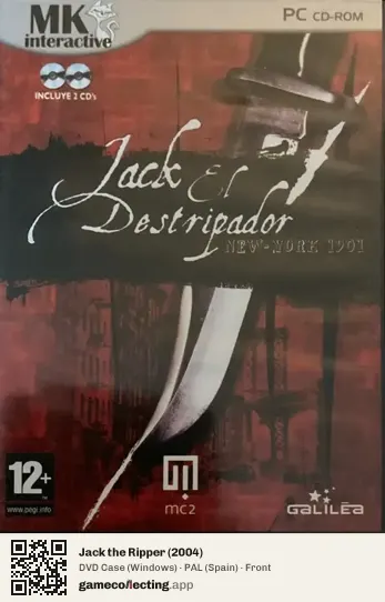 Jack the Ripper (2004) Computer, Spain box front