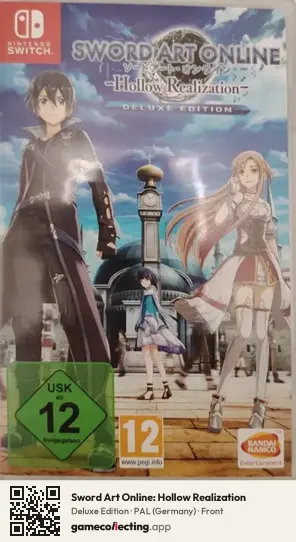 Sword Art Online: Hollow Realization Nintendo Switch, Germany box front
