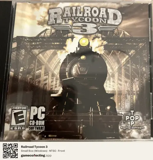 Railroad Tycoon 3 Computer, NTSC box front
