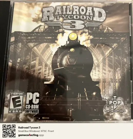 Railroad Tycoon 3 Computer, NTSC box front
