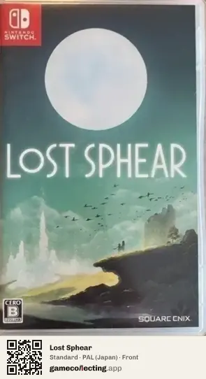 Lost Sphear Nintendo Switch, Japan box front