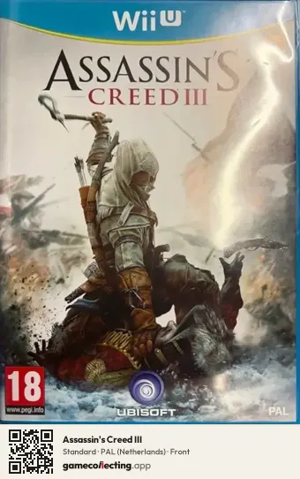 Assassin's Creed III Nintendo Wii U, Netherlands box front