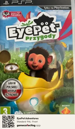 EyePet Adventures PlayStation Portable, PAL box front