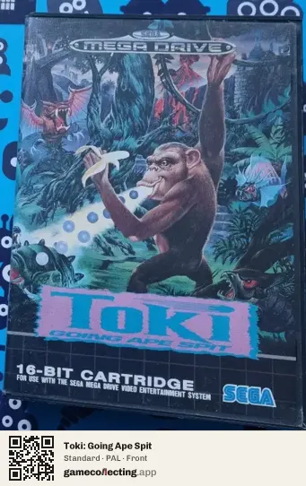Toki: Going Ape Spit Sega Mega Drive / Genesis, PAL box front