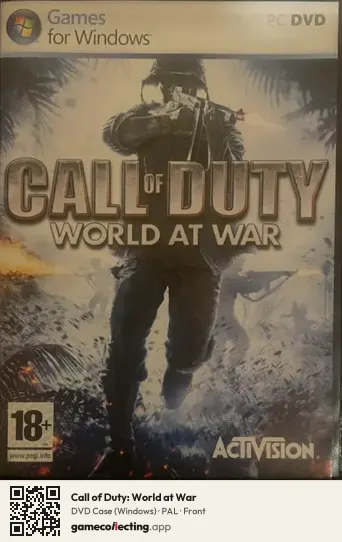Call of Duty: World at War Computer, PAL box front