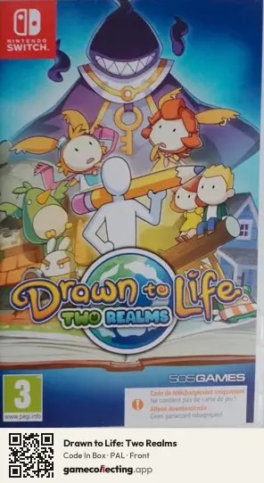 Drawn to Life: Two Realms Nintendo Switch, PAL box front