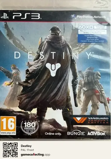 Destiny PlayStation 3, PAL box front