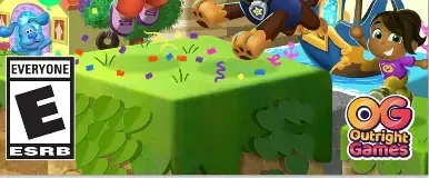 Nick Jr. Party Adventure, the ESRB box on its front