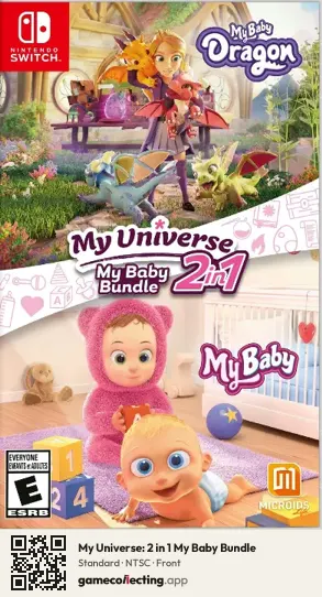My Universe: 2 in 1 My Baby Bundle Nintendo Switch, NTSC box front