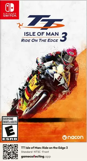 TT Isle of Man: Ride on the Edge 3 Nintendo Switch, NTSC box front
