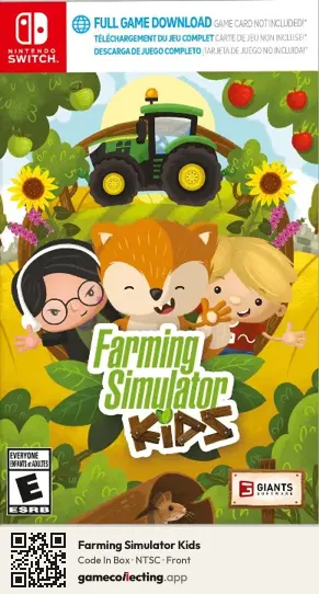 Farming Simulator Kids Nintendo Switch, NTSC box front