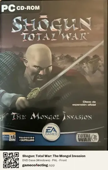 Shogun: Total War: The Mongol Invasion Computer, PAL box front
