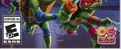 Teenage Mutant Ninja Turtles: Mutants Unleashed, the ESRB box on its front