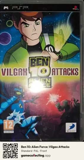 Ben 10: Alien Force: Vilgax Attacks PlayStation Portable, PAL box front