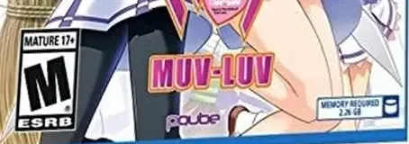 Muv-Luv, the ESRB box on its front