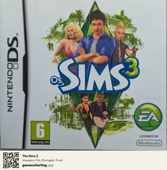 The Sims 3 Nintendo DS, Portugal box front