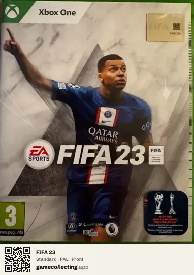 FIFA 23 Xbox One, PAL box front
