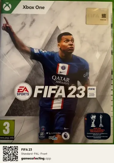 FIFA 23 Xbox One, PAL box front