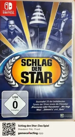 Schlag den Star: Das Spiel Nintendo Switch, PAL box front