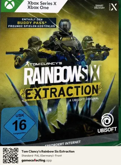 Tom Clancy's Rainbow Six Extraction Xbox Series X, Germany box front
