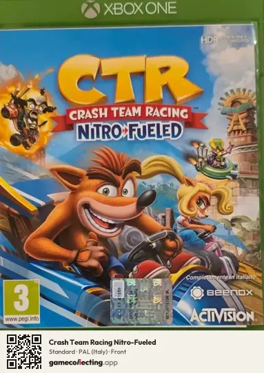 Crash Team Racing Nitro-Fueled Xbox One, Italy box front