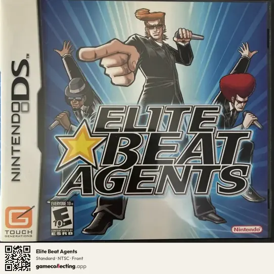 Elite Beat Agents Nintendo DS, NTSC box front