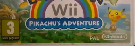 PokéPark Wii: Pikachu's Adventure, the PEGI square on its front