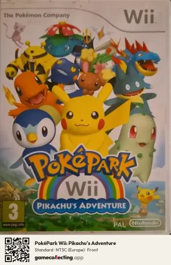 PokéPark Wii: Pikachu's Adventure Nintendo Wii, Europe box front