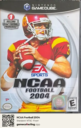 NCAA Football 2004 Nintendo GameCube, NTSC box front