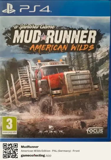 MudRunner PlayStation 4, Germany box front