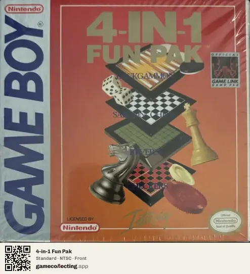 4-in-1 Fun Pak Game Boy, NTSC box front