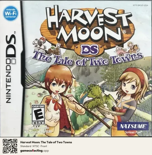 Harvest Moon: The Tale of Two Towns Nintendo DS, NTSC box front