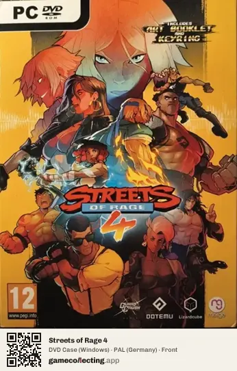 Streets of Rage 4 Computer, Germany box front