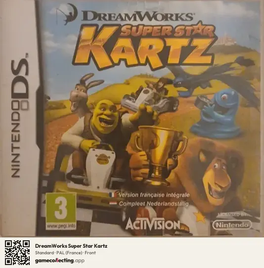 DreamWorks Super Star Kartz Nintendo DS, France box front