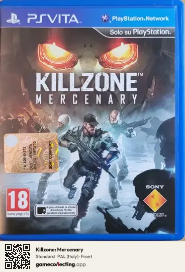Killzone: Mercenary PlayStation Vita, Italy box front