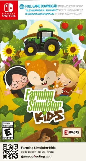 Farming Simulator Kids Nintendo Switch, NTSC box front